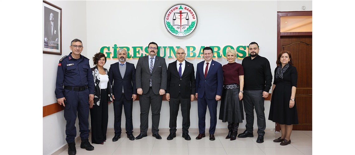 GİRESUN VALİSİ SAYIN MUSTAFA KOÇ’TAN BARO BAŞKANLIĞIMIZA ZİYARET