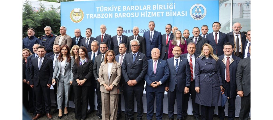 TRABZON’DA YAPILAN KARADENİZ BARO BAŞKANLARI TOPLANTISINA VE BARO HİZMET BİNASI AÇILIŞINA KATILDIK
