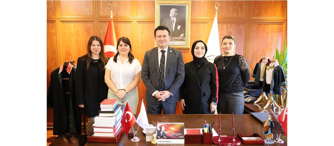 KADIN HAKLARI DANIŞMA VE UYGULAMA KOMİSYONUMUZDAN BARO BAŞKANIMIZA ZİYARET