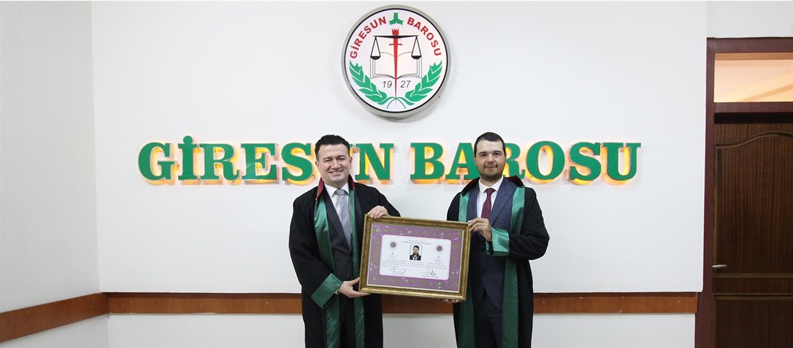 MESLEKTAŞIMIZ AV.KÖKSAL KOLUKISA’NIN RUHSAT TÖRENİ