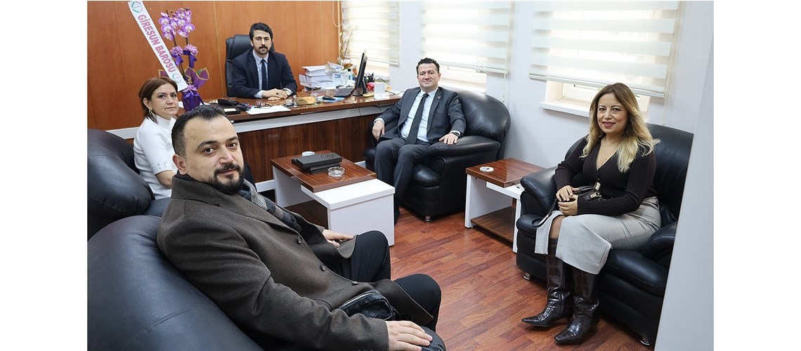 GİRESUN 3. AĞIR CEZA MAHKEMESİ BAŞKANI OLARAK GÖREVE BAŞLAYAN SAYIN HAKİM HAMZA ALPEREN’İ ZİYARET ETTİK