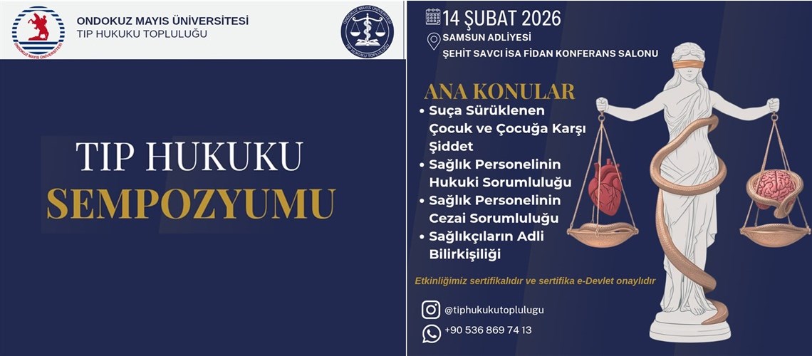 TIP HUKUKU SEMPOZYUMU