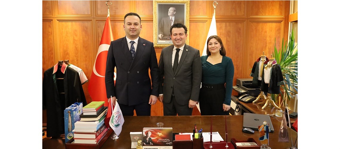 GÖRELE BELEDİYE BAŞKANIMIZ SAYIN HASBİ DEDE'DEN BARO BAŞKANIMIZA ZİYARET