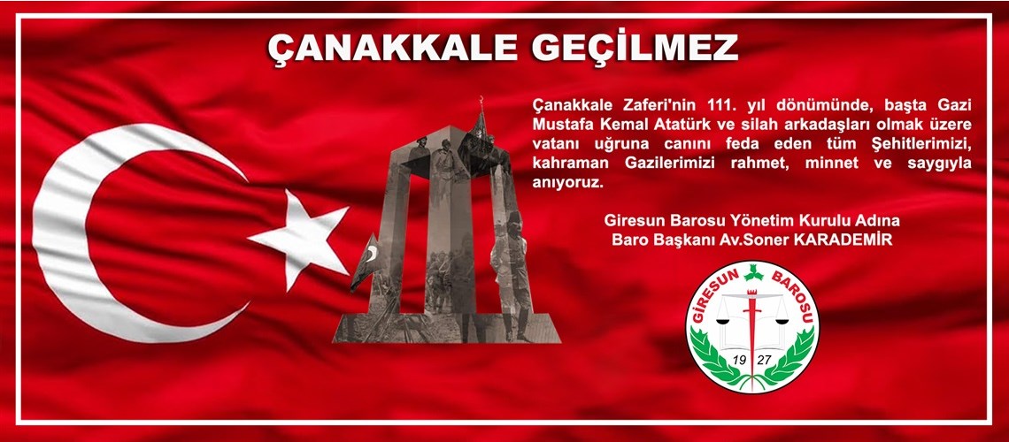 ÇANAKKALE GEÇİLMEZ