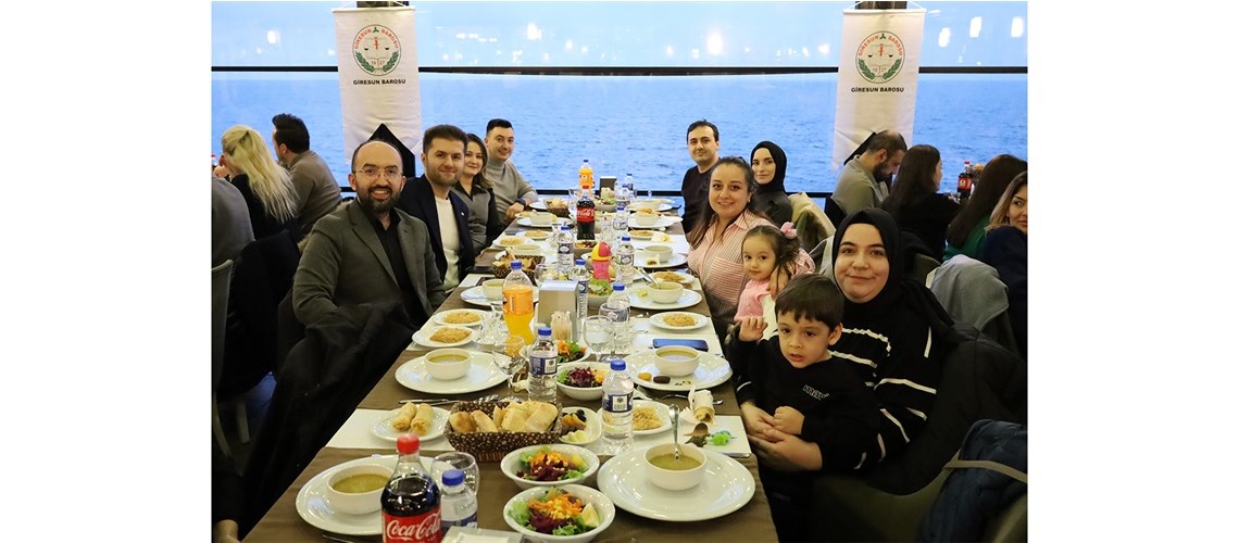 GİRESUN MERKEZ, DERELİ VE KEŞAP’TA GÖREV YAPAN MESLEKTAŞLARIMIZLA İFTAR YEMEĞİMİZDE BİRARAYA GELDİK