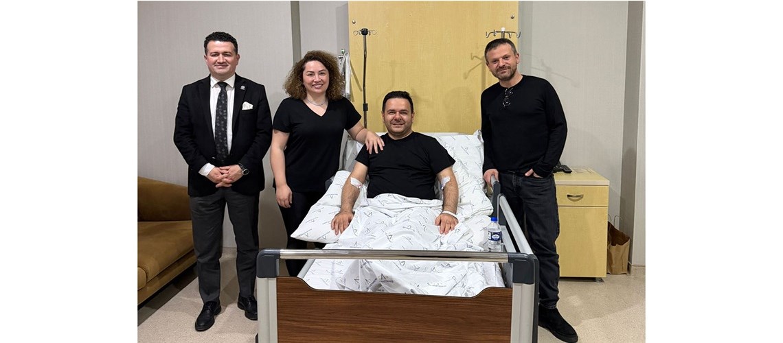 MESLEKTAŞIMIZ AV.UFUK KILIÇ'I GİRESUN ÖZEL ADA HASTANESİNDE ZİYARET ETTİK