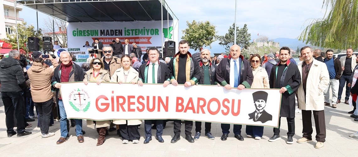 MADEN'E KARŞI GİRESUN İÇİN TİREBOLU'DAYDIK