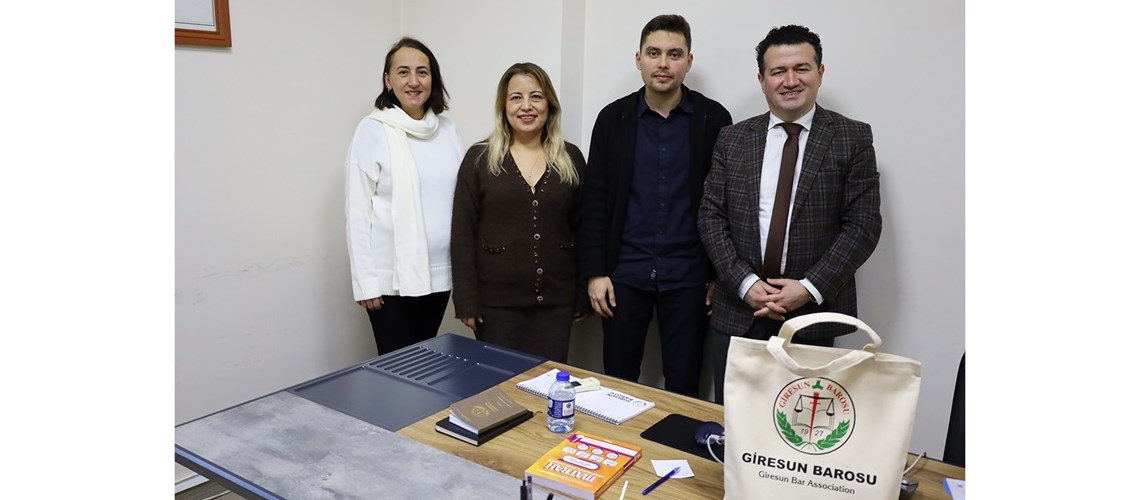 HAZİNE VEKİLİ OLARAK GÖREV YAPAN MESLEKTAŞIMIZ AV.BİLAL DERVİŞOĞLU’NU ÇALIŞTIĞI KURUMDA ZİYARET ETTİK