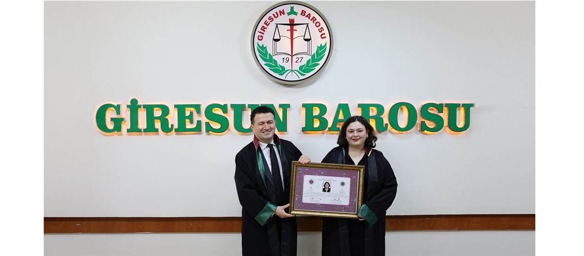 MESLEKTAŞIMIZ AV.NAZAN KEVSER ÇOLAKOĞLU’NUN RUHSAT TÖRENİ