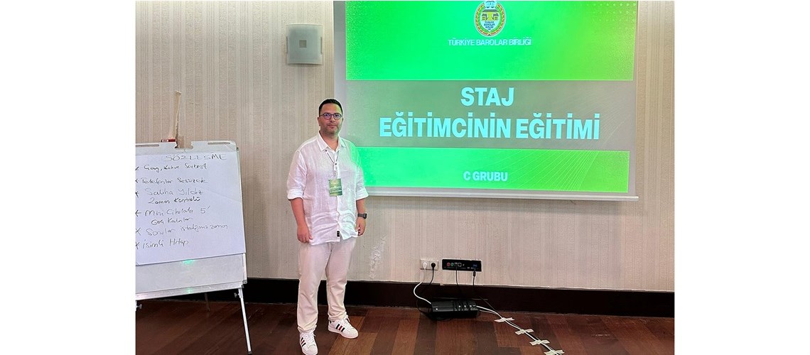TBB TARAFINDAN DÜZENLENEN “STAJ EĞİTİMCİNİN EĞİTİMİ” KONULU PROGRAMA KATILDIK