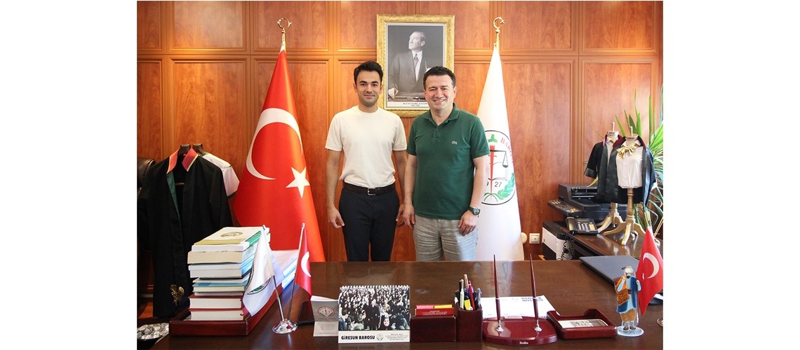 BODRUM HAKİMİ ANIL EMRE ÇOBAN’DAN BARO BAŞKANIMIZ AV.SONER KARADEMİR’E ZİYARET