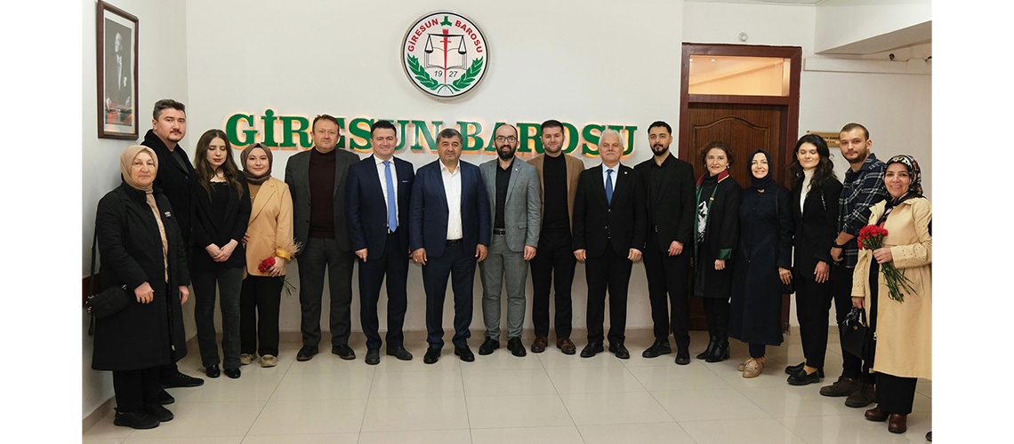 GİRESUN BELEDİYE BAŞKANI VE YENİ DÖNEM BAŞKAN ADAYI MESLEKTAŞIMIZ AV.AYTEKİN ŞENLİKOĞLU’NDAN BAROMUZA ZİYARET